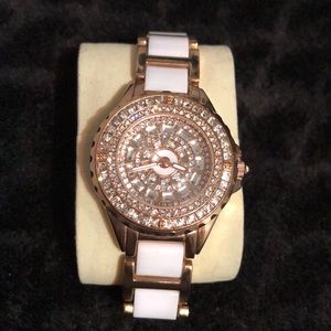 Rose Gold Studded Watch